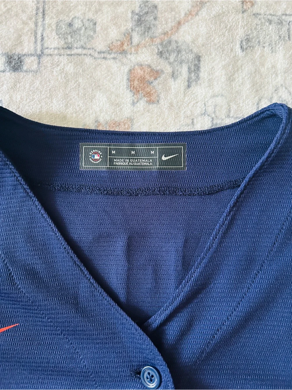 Nike Women’s Houston Astros Navy Blue with Orange & Red Stripe Jersey